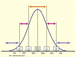 blank bell curve